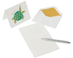 Sea Creatures Boxed Cards and Envelopes, 20-Count