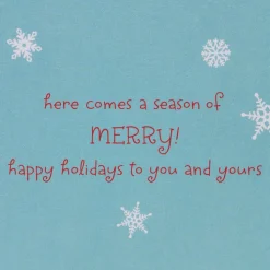 Season of Merry Christmas Greeting Card