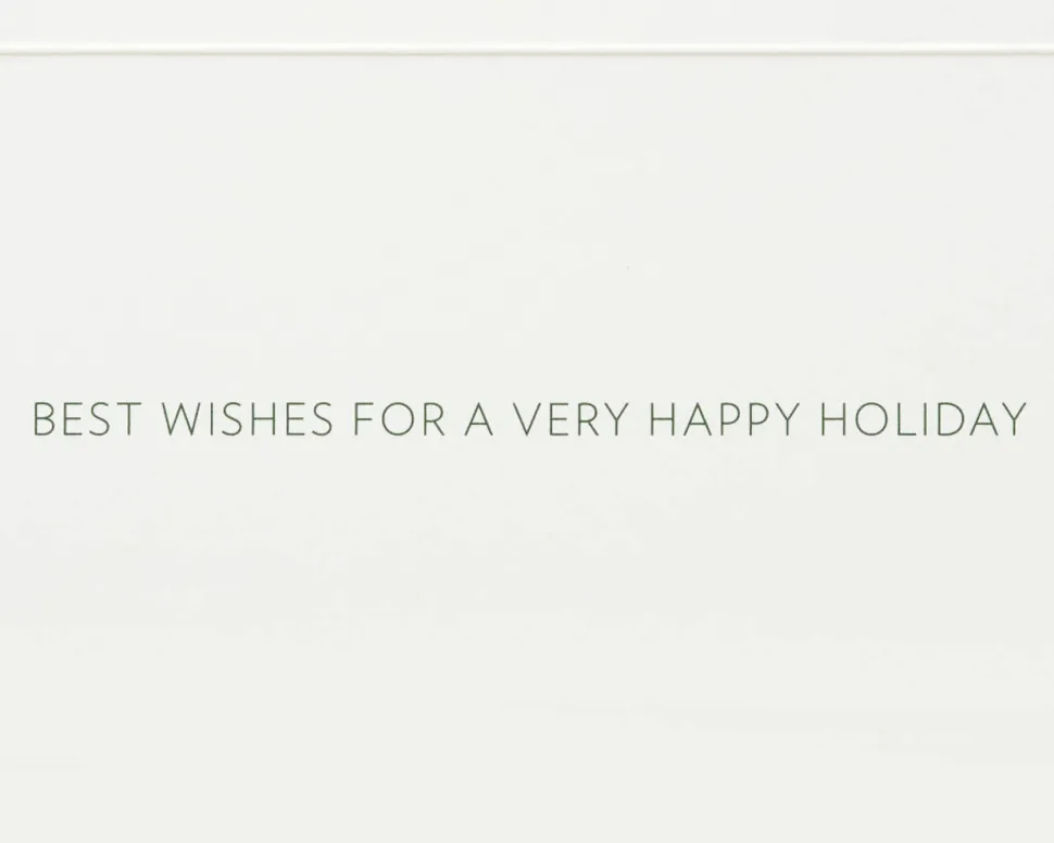 Seasons Greetings Holiday Boxed Cards, 16-Count