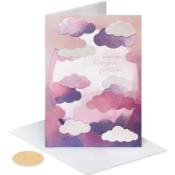 Sending Comfort & Love Sympathy Greeting Card