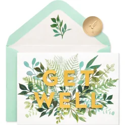 Sending Healing Thoughts Get Well Soon Greeting Card