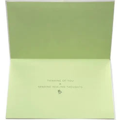 Sending Healing Thoughts Get Well Soon Greeting Card