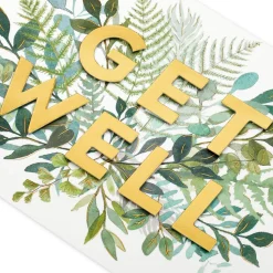 Sending Healing Thoughts Get Well Soon Greeting Card