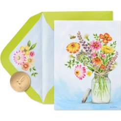 Sending You Hugs Birthday Greeting Card for Her – Designed by Bella Pilar