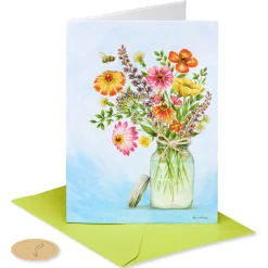 Sending You Hugs Birthday Greeting Card for Her – Designed by Bella Pilar