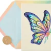 Sequin Butterfly Blank Greeting Card