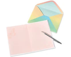 Sequin Butterfly Blank Greeting Card