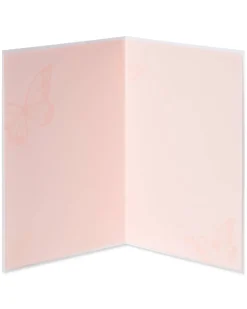 Sequin Butterfly Blank Greeting Card