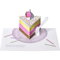 Serving Up a Birthday Wish Birthday Greeting Card – Designed by Bella Pilar