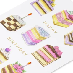 Serving Up a Birthday Wish Birthday Greeting Card – Designed by Bella Pilar