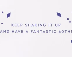 Shaking It Up 60th Birthday Greeting Card