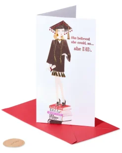 Shining Achievements Graduation Greeting Card