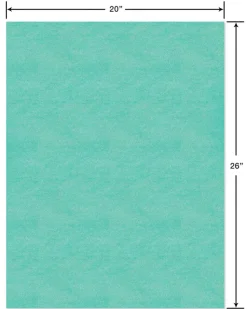 Shiny Blue Tissue Paper, 28-Sheets