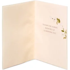 Showing Up and Showing Out Friendship Greeting Card