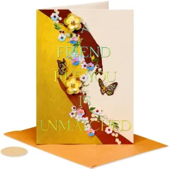 Showing Up and Showing Out Friendship Greeting Card