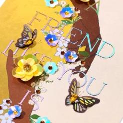 Showing Up and Showing Out Friendship Greeting Card