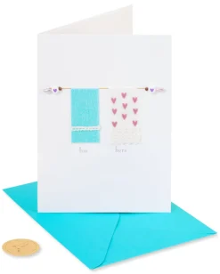 Side by Side Engagement Greeting Card