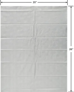 Silver Tissue Paper, 4-Sheets
