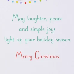 Simple Joys Christmas Greeting Card