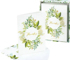 Simple Leaf Boxed Cards and Envelopes, 14-Count
