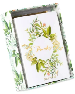 Simple Leaf Boxed Cards and Envelopes, 14-Count