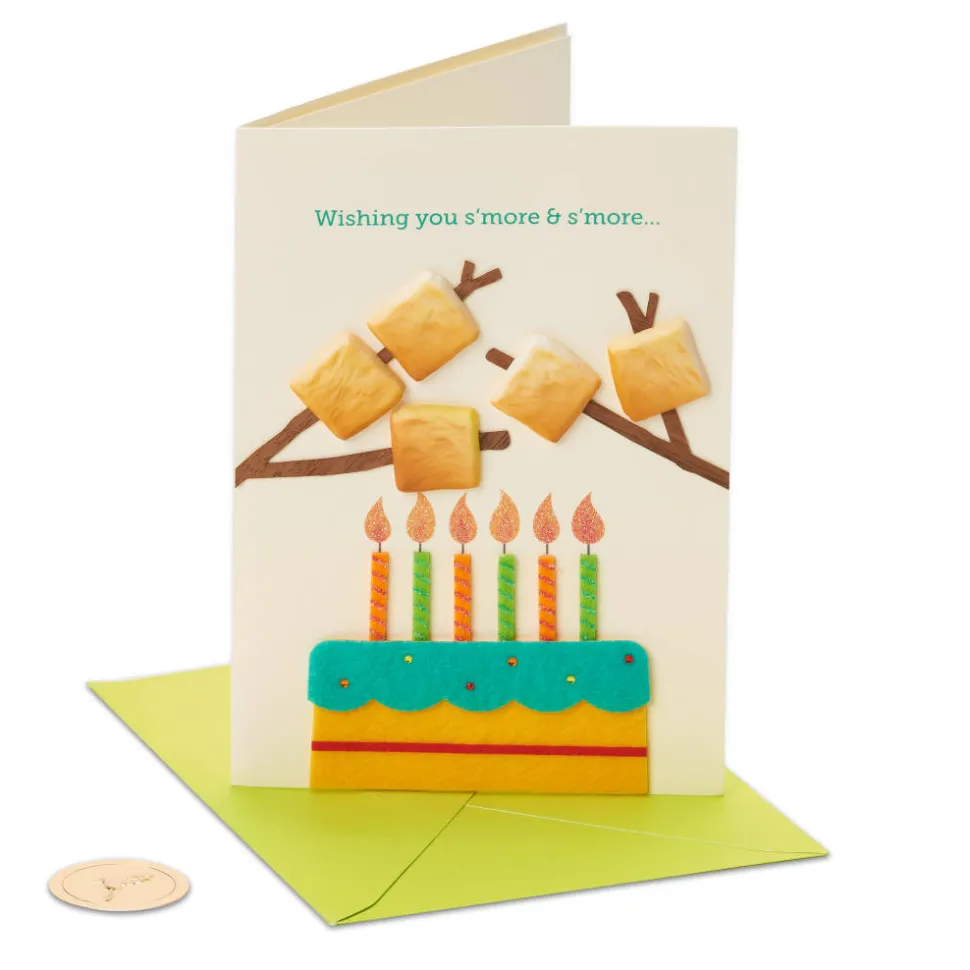 S’more and S’more Birthday Greeting Card