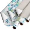 Snowflakes, Silver, Forest Holiday Wrapping Paper Rolls, 3 Rolls
