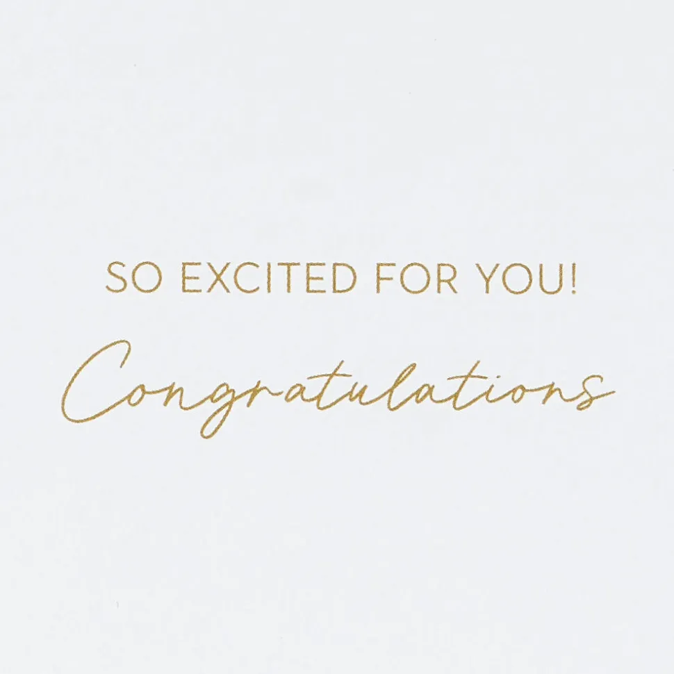 So Excited for You! Engagement Greeting Card