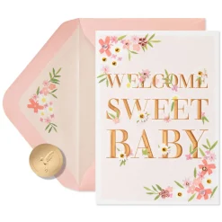 So Happy You’re Here Baby Shower Greeting Card