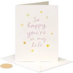 So Happy You’re in My Life Blank Greeting Card