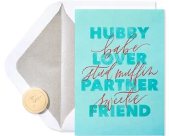 So Lucky Anniversary Greeting Card for Husband