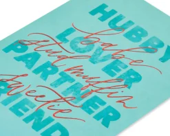 So Lucky Anniversary Greeting Card for Husband