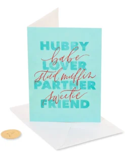 So Lucky Anniversary Greeting Card for Husband