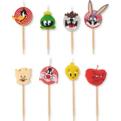 Space Jam Cake Topper Birthday Candles, 9-Count