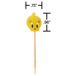 Space Jam Cake Topper Birthday Candles, 9-Count