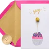 Sparkler Cupcake Birthday Greeting Card for Friend