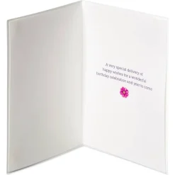 Special Delivery Blank Birthday Greeting Card – Designed by Bella Pilar