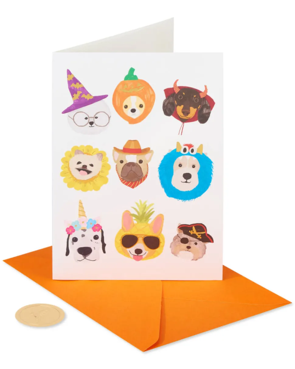 Spooky Dogs Halloween Greeting Card