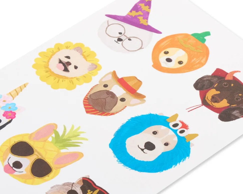 Spooky Dogs Halloween Greeting Card