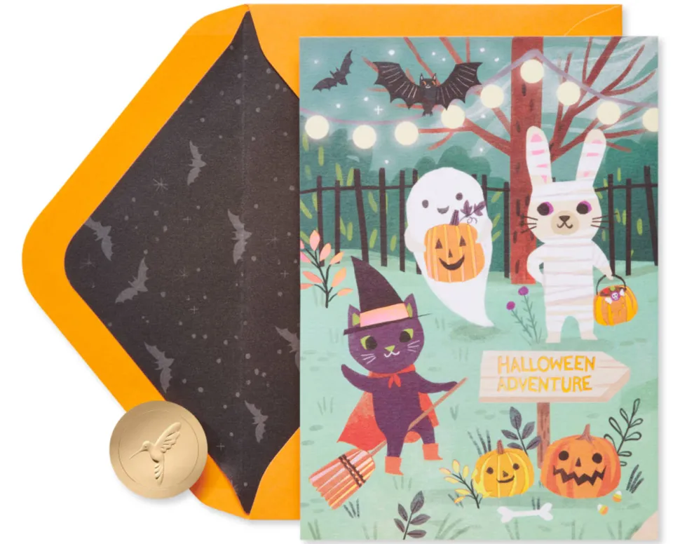 Spooky Party Halloween Greeting Card