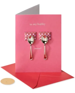 Spoons Funny Valentine’s Day Greeting Card for Husband