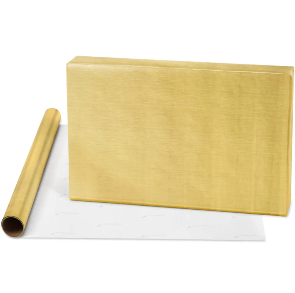 Star of David and Gold Hanukkah Wrapping Paper Rolls, 2 Rolls
