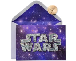 Star Wars Logo Birthday Greeting Card