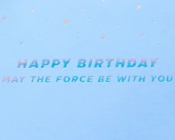 Star Wars Logo Birthday Greeting Card
