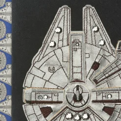 Star Wars Millennium Falcon Birthday Greeting Card
