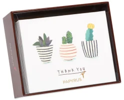 Succulents Boxed Thank You Cards and Envelopes, 20-Count