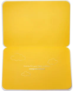 Sun And Cloud Stroller New Baby Greeting Card
