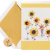 Sunflower Girl Blank Greeting Card
