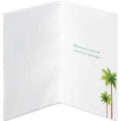 Sunshine and Good Vibes Birthday Greeting Card – Designed by Bella Pilar