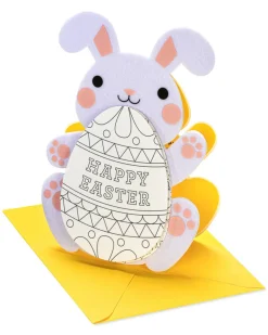 Super-Fun Easter Greeting Card with Coloring Activity